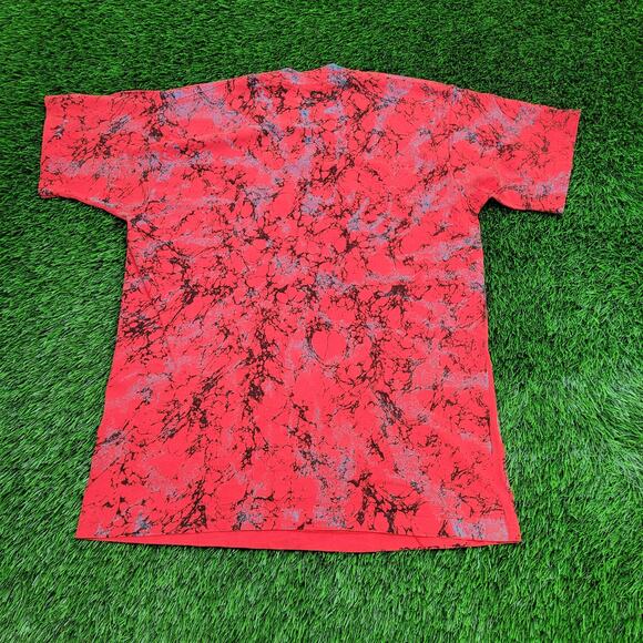 Vintage Snap-On Tool Shirt Large 20x28 Marbled Red - Picture 4 of 11